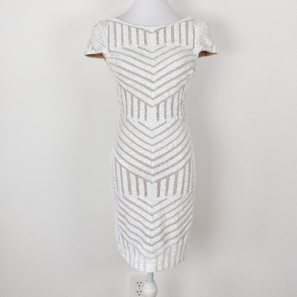 Dress the Population Tabitha Cap Sleeve Sequin Dress - M - Picture 10 of 11